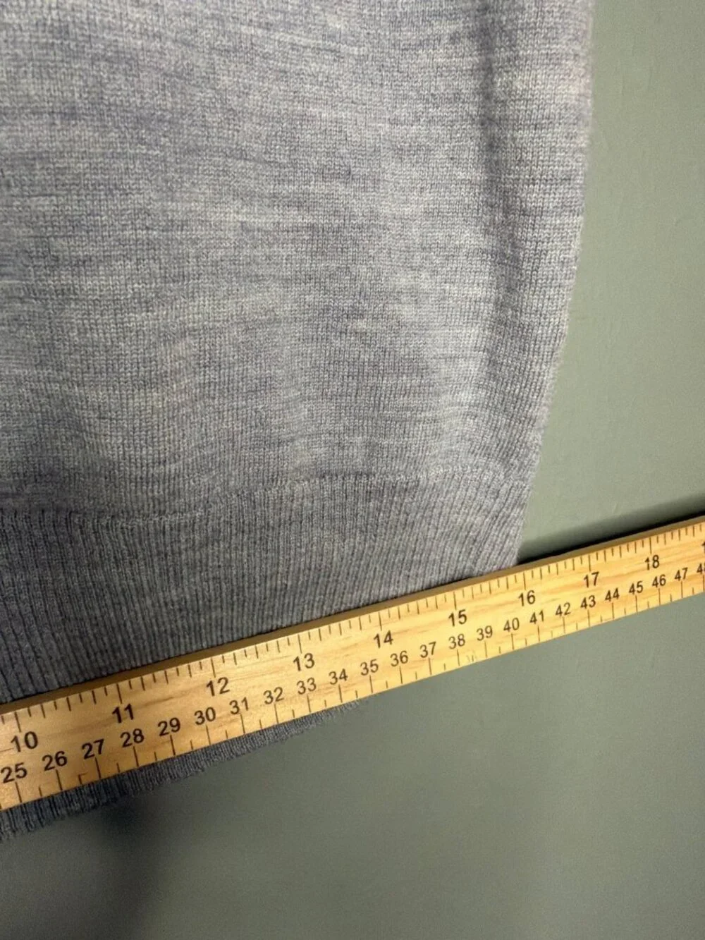 J.Crew Gray 100% Merino Wool Sweater Vest Men's XL